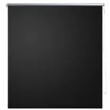 vidaXL Verdunkelungsrollo Verdunklungsrollo 80 x 175 cm schwarz