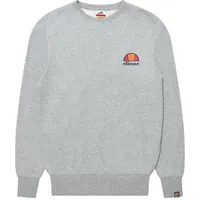 ellesse Herren Sweatshirt DIVERIA - Sweater, Rundhals, Langarm, Logo-Print Grau XS
