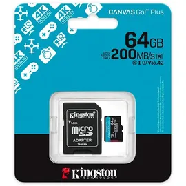 Kingston Canvas Go! Plus Gen4 64 GB mit Adapter