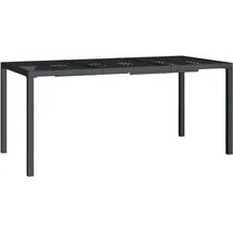 vidaXL Gartentisch 165 x 80 x 72 cm Anthrazit