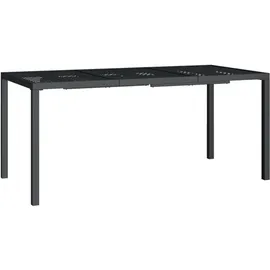vidaXL Gartentisch 165 x 80 x 72 cm Anthrazit
