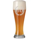 LUXENTU Weizenglas Weißbierglas 0,5 Liter - 60. Jubiläum