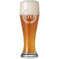 LUXENTU Weizenglas Weißbierglas 0,5 Liter - 60. Jubiläum