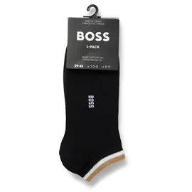 Boss 2p Uni stripe Cc ANKLE_SOCKS, Black1, 39-42 EU