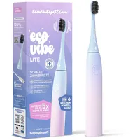 happybrush Eco Vibe Lite Schallzahnbürste Blau/Rosa + 2. Handstück rosa