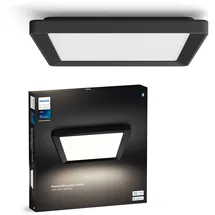 Philips Tento S 1 LED-Panel schwarz Ø 29,5 cm