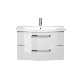 Sconto Waschtischkombination 84 x 53,7 x 46 cm Weiß