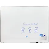Legamaster Whiteboard 90 x 120 cm Grau/Weiß