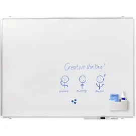 Legamaster Whiteboard 90 x 120 cm Grau/Weiß