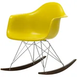 Vitra - Eames Plastic Armchair RAR RE, Ahorn dunkel / Chrom / senf