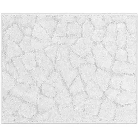 Linea Due Badteppich Terazzo Weiß 40 x 50 cm