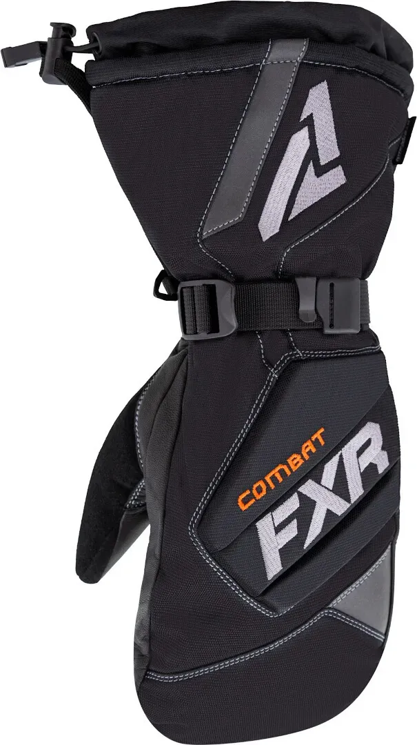 FXR Combat Mitt Snowmobil Handschuhe, schwarz, Größe XL für Männer