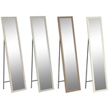 Home ESPRIT Standspiegel Weiß Braun Beige Grau 36 x 3 x 156 cm (4 Stück)