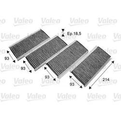 Valeo Filter, Innenraumluft [Hersteller-Nr. 715712] für BMW