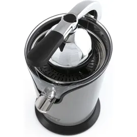 Zilan Elektrische Zitruspresse | Entsafter | Edelstahl | Elektrische Saftpresse | Longlife-Motor | 500 Watt | Auto-Start-Stop | Edelstahlsieb | 2 S... - Silber/Schwarz