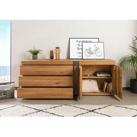 MASSIVMOEBEL24.DE Sideboard 200 x 75 x 45 cm Beige