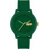 Lacoste Quarzuhr LACOSTE.12.12, Armbanduhr, Herrenuhr, Silikonarmband grün