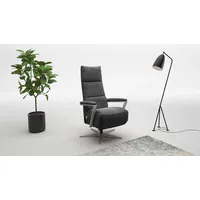 sit&more TV-Sessel Vario Comfort Polyester 70 x 124 x 85 cm Grau mit Kopfteilverstellung & 360° Drehfunktion