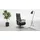 sit&more TV-Sessel Vario Comfort Polyester 70 x 124 x 85 cm Grau mit Kopfteilverstellung & 360° Drehfunktion