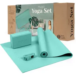 Yoga-Einsteiger-Set - Türkis türkis 173 CM