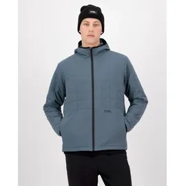 Mons Royale Herren Canyon Merino Hoodie Jacke (Größe XL, blau)