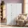 Homestyle4u Paravent in Weiß 120x170 cm, 1357