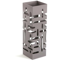 Versa Schirmständer grau Metall Eisen 15,5 x 49 x 15,5 cm