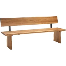 massivline & more Sitzbank Oviedo Braun 180 x 51 x 0 cm