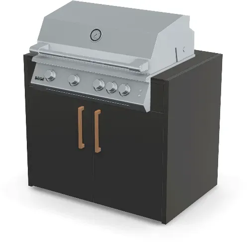 Brabura Fusion 400 RS Modul - Nero Zimbabwe / Anthrazit / Holzgriff