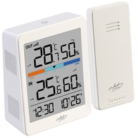 Außen- und Innen-Thermometer und Hygrometer mit Funk-Außensensor, 60 m