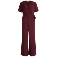 Cartoon Damen Jumpsuit mit Bindegürtel 36, Dark Aubergine - 36W