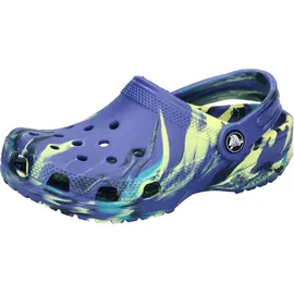 Crocs Classic Marbled Clog K Navy/Turbo Teal 34