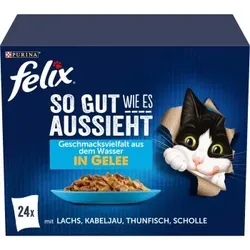 Felix So gut wie es aussieht 24x85g Geschmacksvielfalt aus dem Wasser