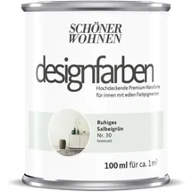 Schöner Wohnen Designfarbe Ruhiges Salbeigrün 0,1 l