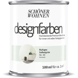 Schöner Wohnen Designfarbe Ruhiges Salbeigrün 0,1 l