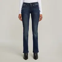 G-Star Midge Mid Waist Bootcut Jeans Dark Aged 27