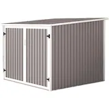 Svita Fahrradgarage Bicycle Fahrradhaus Fahrradbox Bikebox 5,6m3 stabil hellgrau