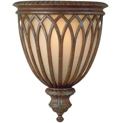 Stirling Castle 1-flammige Wandleuchte - Britische Bronze