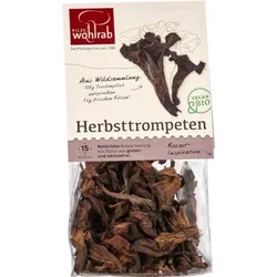 Pilze Wohlrab Herbsttrompeten getrocknet bio