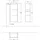 Villeroy & Boch Finion Seitenschrank 41,8 x 93,6 x 27 cm Anthrazit Matt