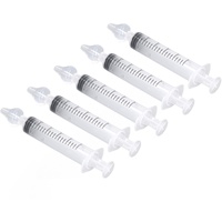 JTLB 5 Stück Spritze Nasendusche Silikonspitze Tragbares Leichtes Baby-Nasenspülwerkzeug (10 ml)