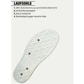 Novaplus ABEBA 7021 THE ORIGINAL Verstopfen, OB, FO, SRC, Weiß, Größe 48