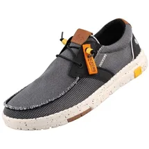 Dockers by Gerli Herren Schuhe Sneaker Slip On Turnschuh Sneaker Textil, Farbe:Schwarz, Schuhgröße:EUR 43, Artikel:-100 black - Schwarz - 43