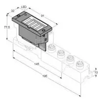Turck BL67-4DI-PD