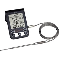 TFA Digitales Grill-Thermometer 14.1512 schwarz