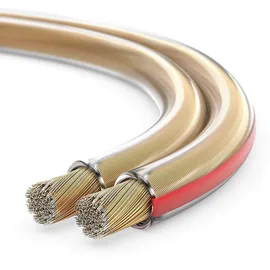 Sonero sonero® Lautsprecherkabel 2x1,5mm2, CCA 50,0m, transparent