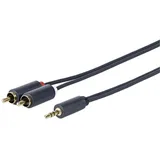 Vivolink Audiokabel 3,5mm Klinken-Stecker / RCA-Stecker 12,0m (PROMJRCA12)