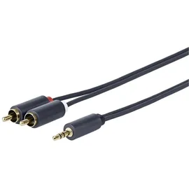 Vivolink Audiokabel 3,5mm Klinken-Stecker / RCA-Stecker 12,0m (PROMJRCA12)