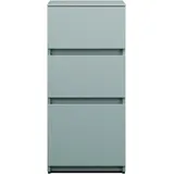 Burgbad Lin20 Unterschrank 40 x 87 x 36 cm Eisblau Matt/Anthrazitgrau