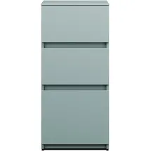 Burgbad Lin20 Unterschrank 40 x 87 x 36 cm Eisblau Matt/Anthrazitgrau